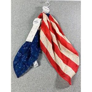 By Design DEMDACO American Flag 20”x20” NWT
